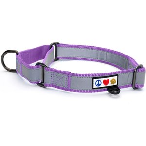 Pawtitas Reflective Martingale Dog Collar, Purple Orchid, Small