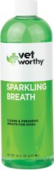 Vet Worthy Dog Sparkling Breath Liquid, 16-oz bottle