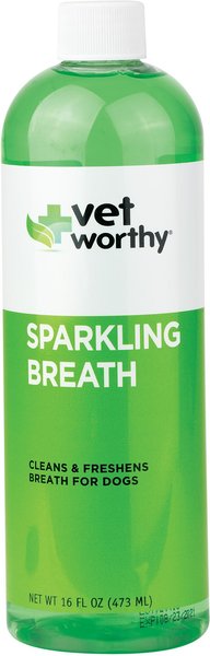 Vet Worthy Dog Sparkling Breath Liquid, 16-oz bottle slide 1 of 1