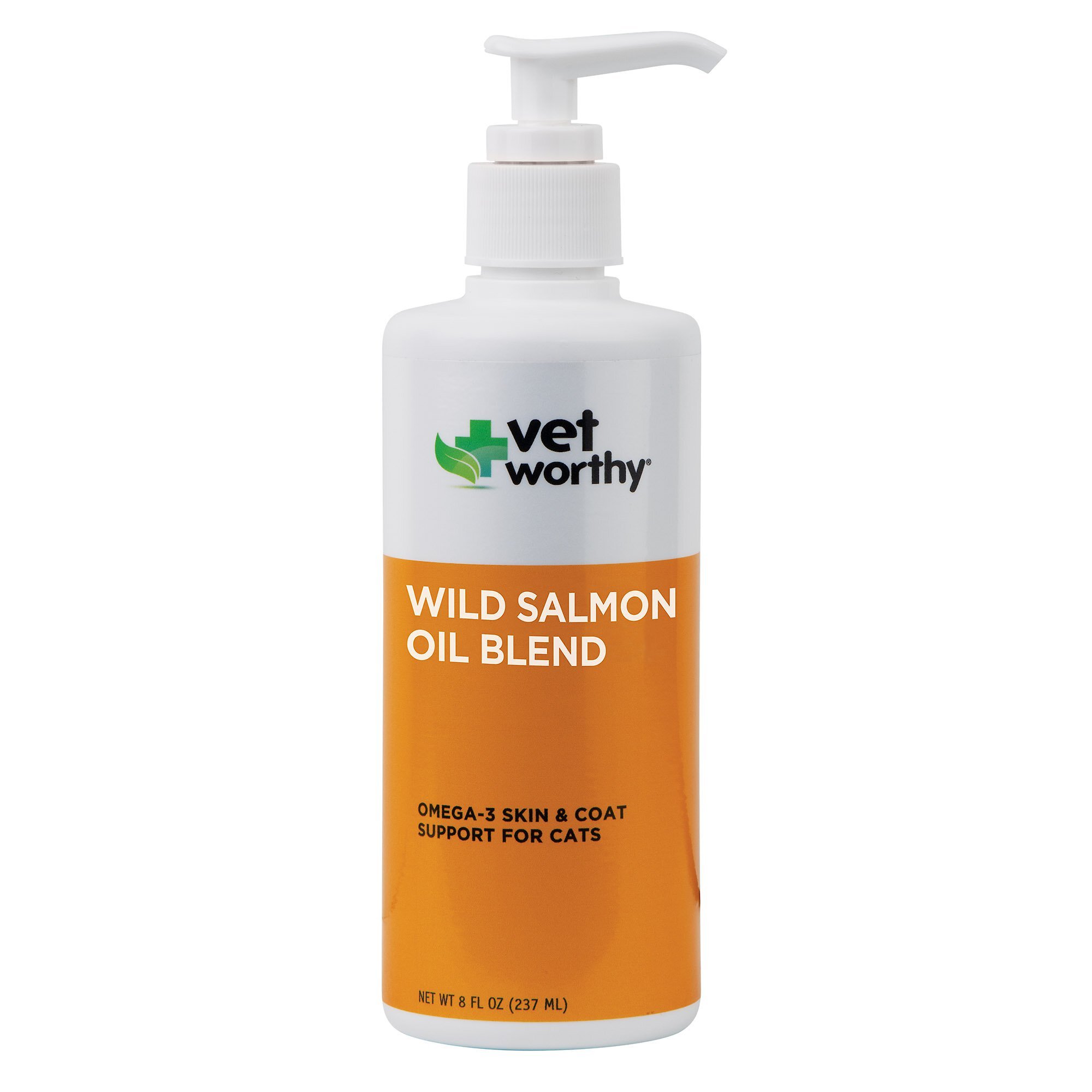 Vet Worthy Wild Alaskan Salmon Oil Blend Cat Supplement, 8-fl oz bottle