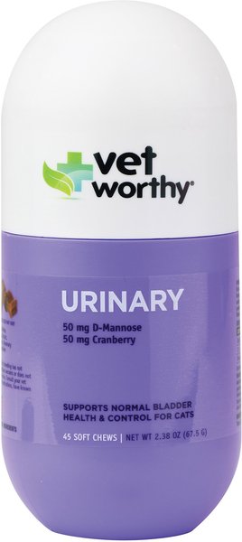 Vet Worthy Feline Urinary Soft Chews Urinary Supplement for Cats, 45 count slide 1 of 1