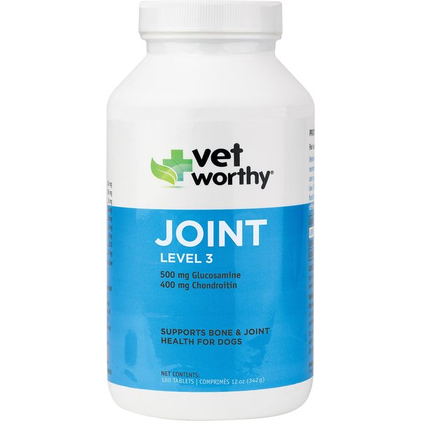 Vet Worthy Joint Support Level 4 Tablet Dog Supplement, 90 count