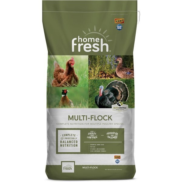 Kent / Blue Seal Home Fresh Multi-Flock Chick N Game Starter Grower 22% Protein Poultry Food