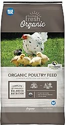 Blue Seal Home Fresh Organic Chicken Grower 16% Protein Crumble Poultry Food, 40-lb bag