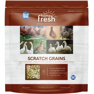 Blue Seal Home Fresh 8% Protein Scratch Grains Poultry Food, 7-lb bag