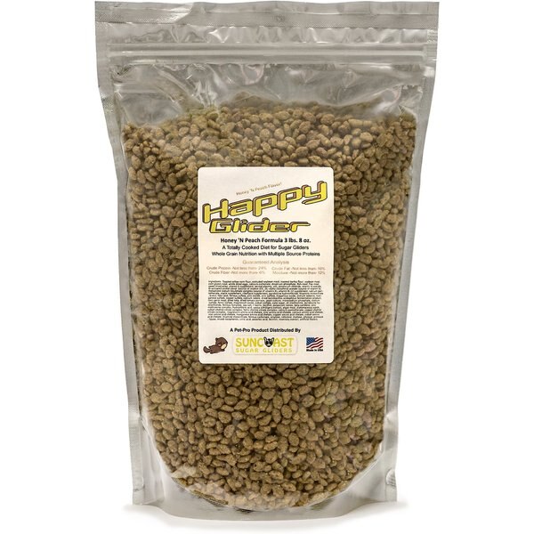 PETPRO Happy Glider Sugar Glider Food Honey 'N Peach, 3.5lb bag