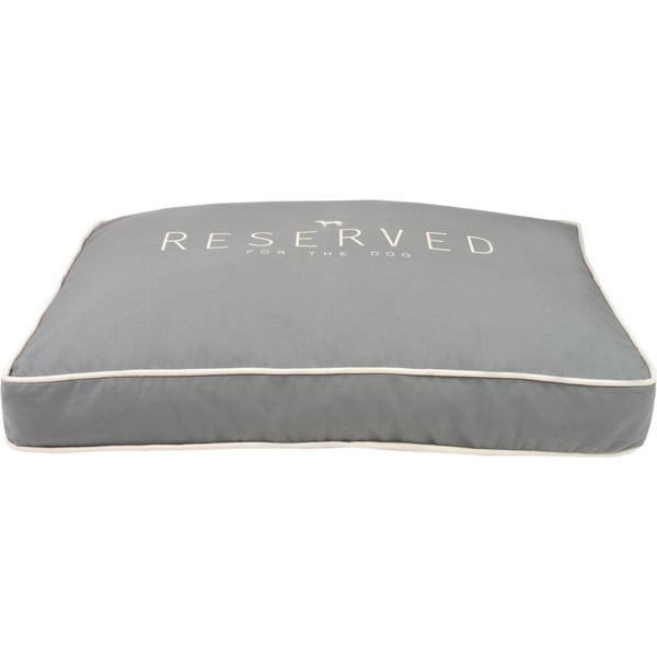 Precious Tails Urban Conversational Orthopedic Memory Foam Canvas Pillow Cat & Dog Bed with Removable Cover