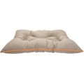 Precious Tails Co-Pilot Waterproof Pillow Cat & Dog Bed, Khaki Orange, Small