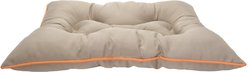 Precious Tails Co-Pilot Waterproof Pillow Cat & Dog Bed, Khaki Orange, Large