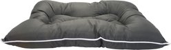 Precious Tails Co-Pilot Waterproof Pillow Cat & Dog Bed, Gray White, X-Large