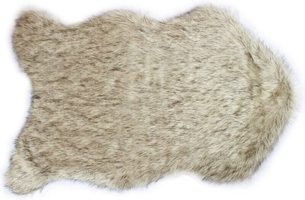 Precious Tails Luxe Fur Dog Crate Mat