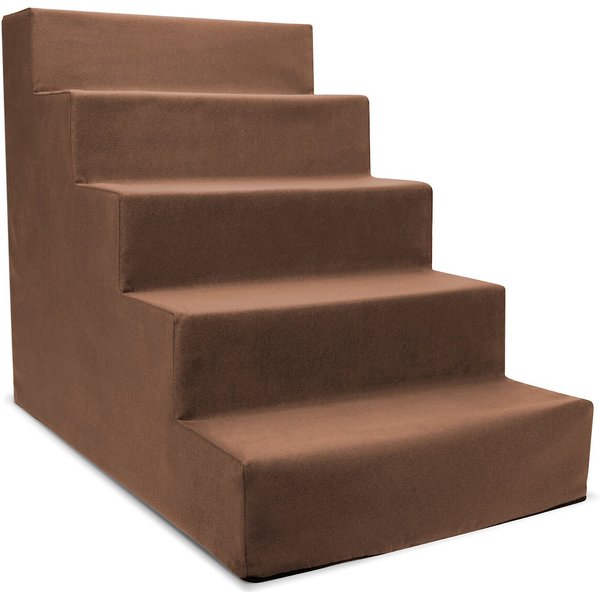 BEST PET SUPPLIES CertiPURUS Certified Foam Foldable Dog Steps, Ivory