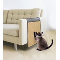 Precious Tails Cat Scratching Sofa Guard Vegan Leather Furniture Protector, Brown