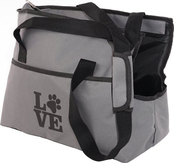 Precious Tails Love Dog Tote Carrier slide 1 of 9