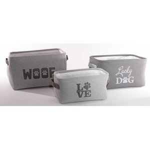 Precious Tails "Dear toys, I love you" Print Set Linen Storage Bin