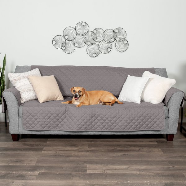 FurHaven Water-Resistant Reversible Furniture Protector, Gray/Mist, Large Sofa slide 1 of 11