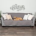 FurHaven Water-Resistant Reversible Furniture Protector, Gray/Mist, Large Sofa
