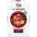Nutro SO SIMPLE Adult Beef & Rice Recipe Natural Dry Dog Food, 25-lb bag