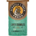 Scratch and Peck Feeds Organic Chicken, Ducks, & Waterfowl 16% Crumbles & GRUB Protein Layer Feed, 25-lb bag