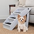 PetSafe CozyUp Foldable Cat & Dog Stairs, Grey, Large