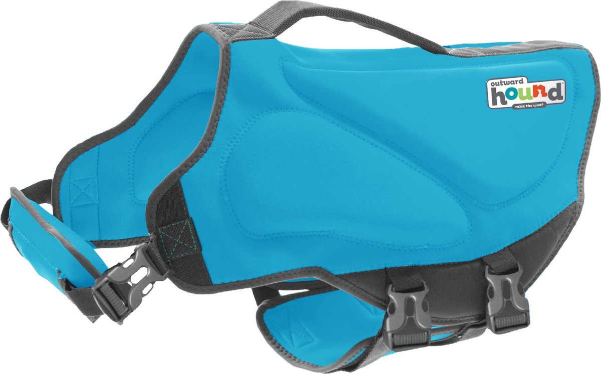 Outward Hound Dawson Hundeschwimmweste Größe L – Neopren, Mit Auftrieb & Reflektoren, Für Wasserabenteuer