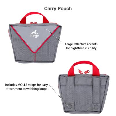 Show full view: Kurgo Ridgeline Camping Dog Tie Out Zipline, Grey slide 5 of 7