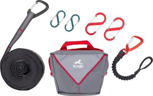 Show full view: Kurgo Ridgeline Camping Dog Tie Out Zipline, Grey slide 7 of 7