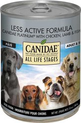 CANIDAE All Life Stages Less Active Chicken, Lamb & Fish Formula Canned Dog Food, 13-oz, case of 24
