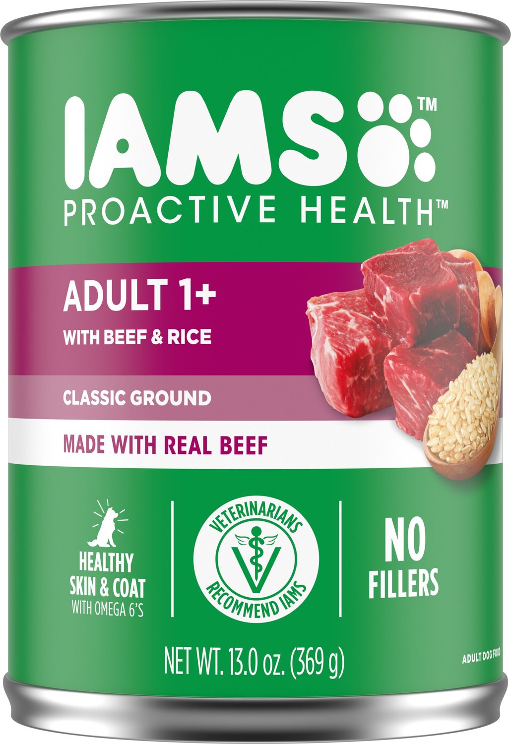 IAMS ProActive Health Classic Ground with Beef & Whole Grain Rice Adult