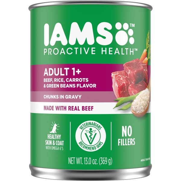 Discontinued IAMS ProActive Health Chunks in Gravy Beef, Rice