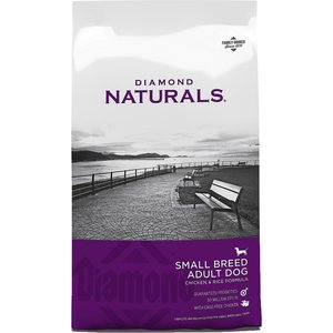 Diamond Naturals Small Breed Adult Chicken & Rice Formula Dry Dog Food, 18-lb bag, bundle of 2