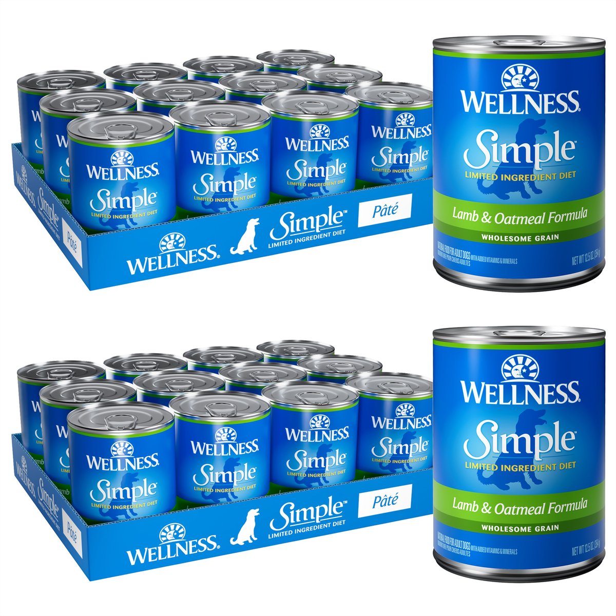 Wellness simple wet dog sales food