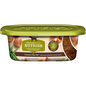 Rachael Ray Nutrish Natural Chicken Paw Pie Natural Grain-Free Wet Dog Food, 8-oz tub, case of 8, bundle of 2