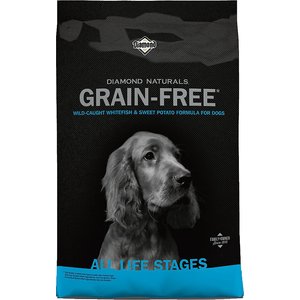 Diamond Naturals Grain-Free Whitefish & Sweet Potato Formula Dry Dog Food, 28-lb bag, bundle of 2