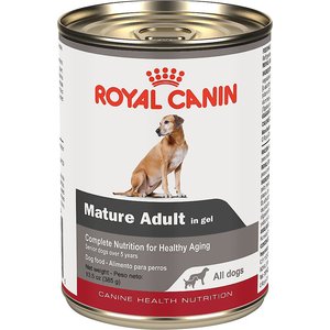 Royal Canin Mature Adult in Gel Canned Dog Food, 13.5-oz, case of 12, bundle of 2