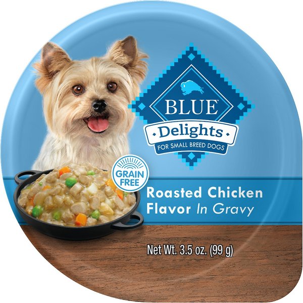 Blue Buffalo Divine Delights Roasted Chicken Flavor Hearty Gravy Dog Food Trays, 3.5-oz, case of 24 slide 1 of 10