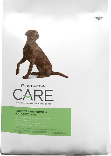 Diamond Care Sensitive Skin Formula Adult Limited Ingredient Grain-Free Dry Dog Food, 25-lb bag, bundle of 2 slide 1 of 8