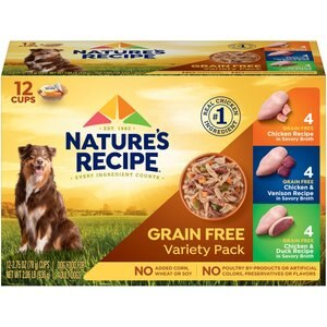 Nature's Recipe Original Grain-Free Variety Pack Wet Dog Food, 2.75-oz, case of 48