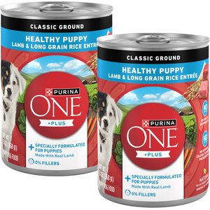 PURINA ONE +Plus Classic Ground Healthy Puppy Lamb & Long Grain