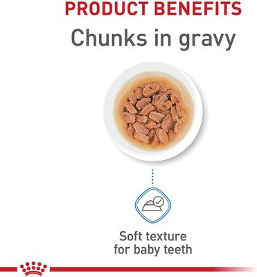 Show full view: Royal Canin Small Puppy Wet Dog Food, 3-oz pouch, case of 12, 3-oz pouch, case of 12, bundle of 2 slide 7 of 14