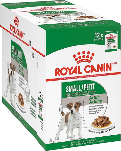 Royal Canin Small Adult Wet Dog Food, 3-oz pouch, case of 12, 3-oz pouch, case of 12, bundle of 2 slide 1 of 7