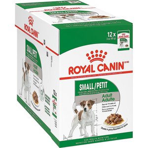 Royal Canin Small Adult Wet Dog Food, 3-oz pouch, case of 12, 3-oz pouch, case of 12, bundle of 2