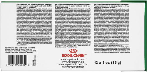 Show full view: Royal Canin Small Aging Wet Dog Food, 3-oz pouch, case of 12, 3-oz pouch, case of 12, bundle of 2 slide 5 of 10