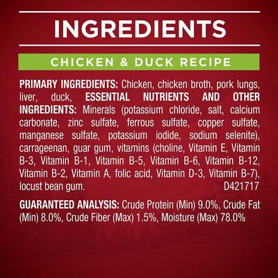 Show full view: Purina ONE SmartBlend True Instinct Classic Ground Grain-Free Variety Pack Canned Dog Food, 13-oz can, bundle of 24  slide 6 of 12