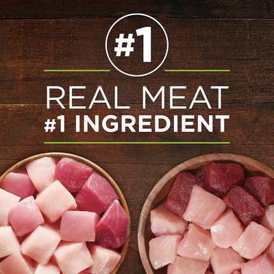 Show full view: Purina ONE SmartBlend True Instinct Classic Ground Grain-Free Variety Pack Canned Dog Food, 13-oz can, bundle of 24  slide 9 of 12