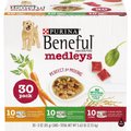 Purina Beneful Medleys Tuscan, Romana & Mediterranean Style Variety Pack Canned Dog Food, 3-oz can, case of 60