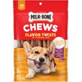 Milk-Bone Flavor Twists Chews What's Steak'n Bacon Dog Treats, 4.23-oz pouch, case of 5