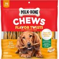 Milk-Bone Flavor Twists Chews Easy Peasy Chicken Cheesy Dog Treats, 14.8-oz pouch