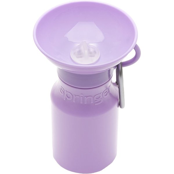 HIGHWAVE AutoDogMug Portable Dog Water Bottle & Bowl, Blue, 20oz bottle