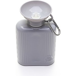 Springer Travel Dog Bottle, Gray, 44-oz